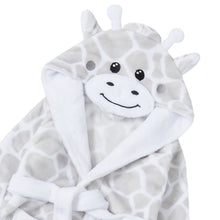 Carica l&#39;immagine nel visualizzatore di Gallery, Kids Fleece Giraffe Dressing Gown
