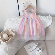 Load image into Gallery viewer, Baby Girl Rainbow Tutu Dress
