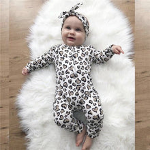 Load image into Gallery viewer, heart baby romper and headband
