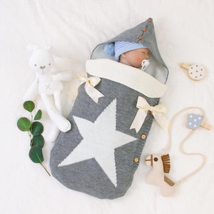 Star Knitted Baby Sleeping Bag