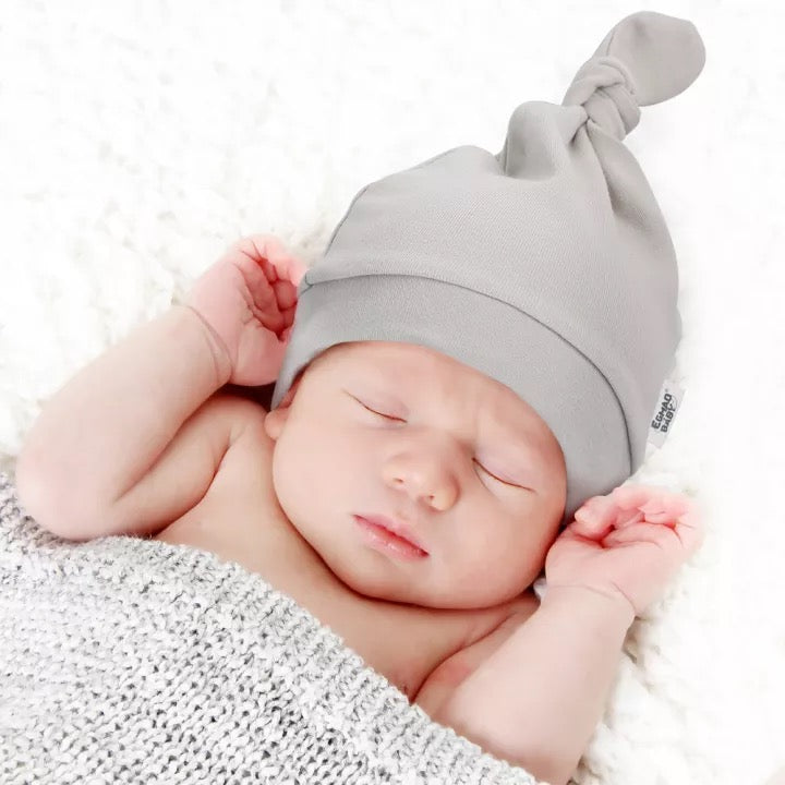Newborn Grey Baby Hats