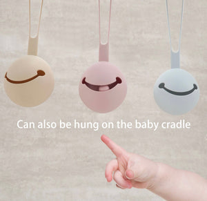 Silicone Baby Dummy and Holder