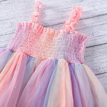 Carica l&#39;immagine nel visualizzatore di Gallery, Baby Girl Rainbow Tutu Dress

