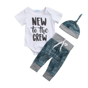 Baby New To The Crew Outfit