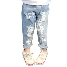 Load image into Gallery viewer, Star Print Jeans

