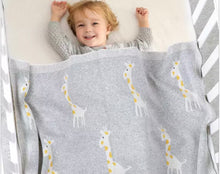 Load image into Gallery viewer, Giraffe Baby Blanket
