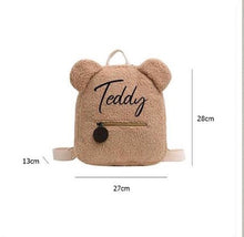 Carica l&#39;immagine nel visualizzatore di Gallery, Personalised Embroidered Fluffy Bear Bag
