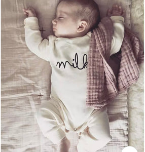 Baby Milk Sleepsuit