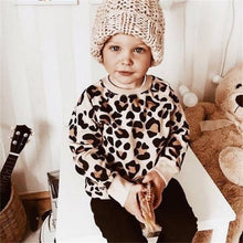 Load image into Gallery viewer, Leopard Print Kids Sweatshirt
