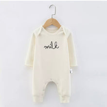 Load image into Gallery viewer, Baby Milk Sleepsuit
